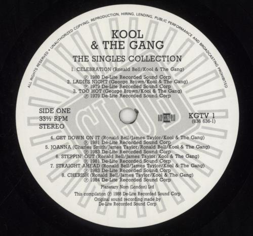 Kool & The Gang The Singles Collection UK vinyl LP album (LP